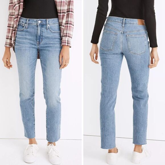 NEW Madewell The Mid-Rise Perfect Vintage Jean in Enmore Wash, 24‎ - Picture 1 of 16